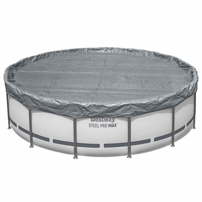 Husă pentru piscină Ø4,57 m Rotund Poliester Gri - WALTI WALTI