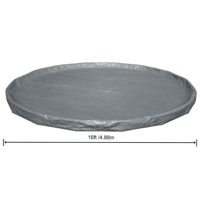 Husă pentru piscină Ø4,88 m Rotund Poliester Gri - WALTI WALTI