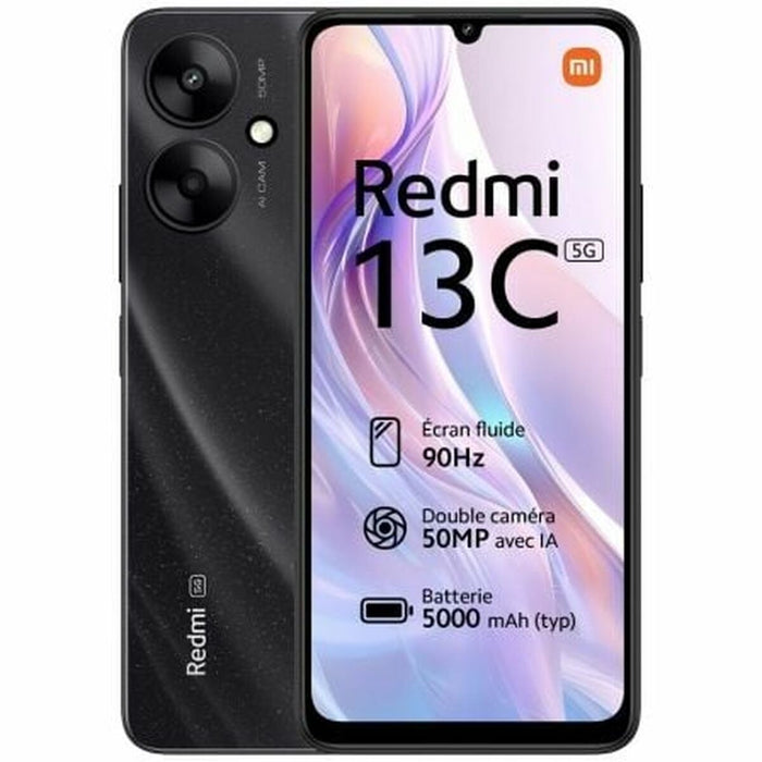Smartphone Xiaomi Redmi 13C 5G 6,74" Mediatek Dimensity 6100+ 4 GB RAM 128 GB Negru - WALTI WALTI