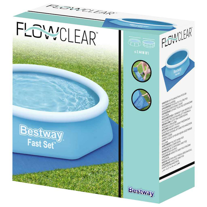 Bestway Pânză de sol pentru piscină Flowclear, 274x274 cm WALTI