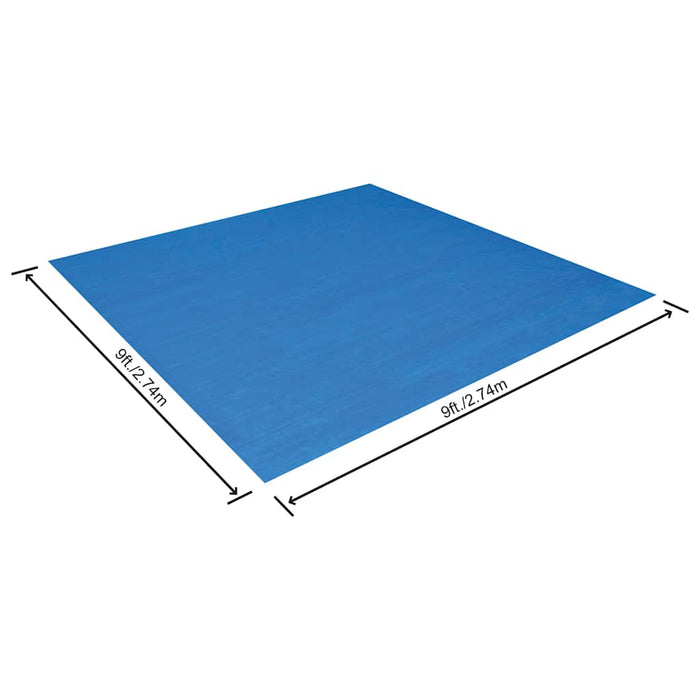 Bestway Pânză de sol pentru piscină Flowclear, 274x274 cm WALTI