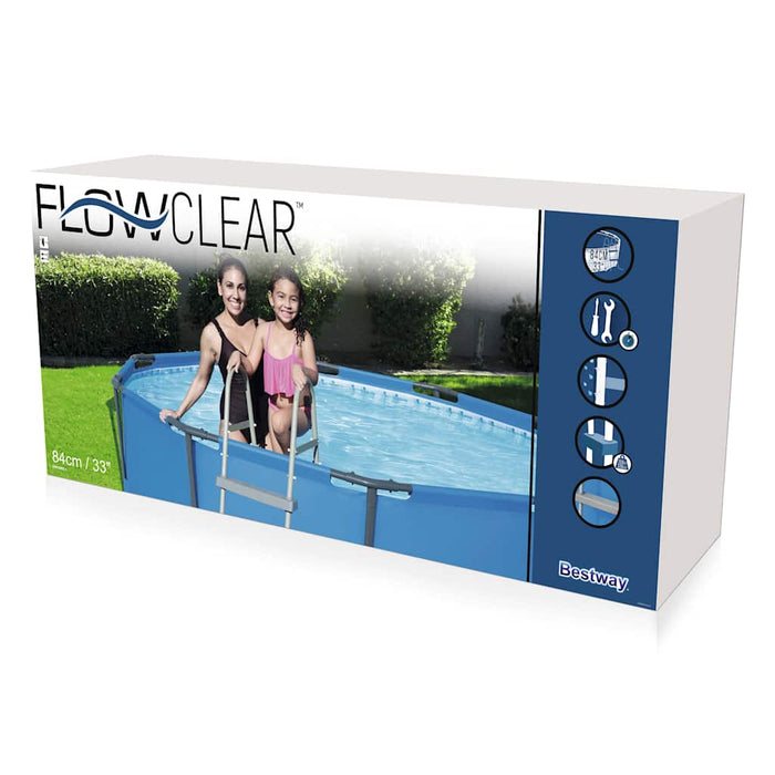 Scară piscină cu 2 trepte, 84 cm, 58430 WALTI