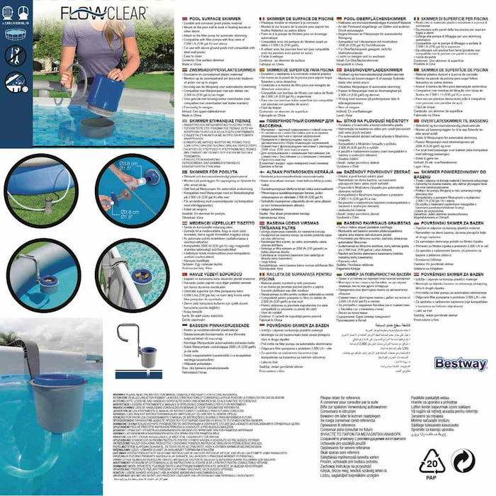 Separator pentru resturi la suprafața piscinei Flowclear 58233 - WALTI WALTI