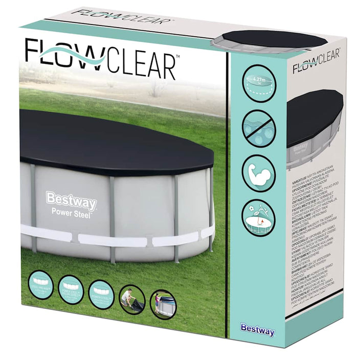 Bestway Prelată de piscină Flowclear, 427 cm WALTI