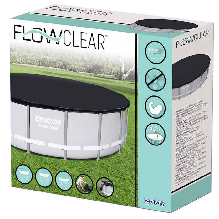 Bestway Prelată de piscină Flowclear, 488 cm WALTI