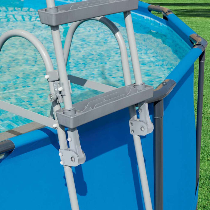 Scară de siguranță piscină cu 4 trepte Flowclear 122 cm, 58331 - WALTI WALTI