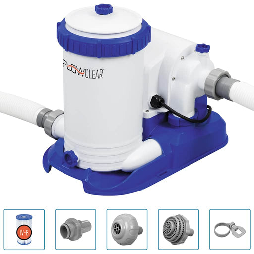 Pompă de filtrare pentru piscină Flowclear, 9463 L/h - WALTI WALTI