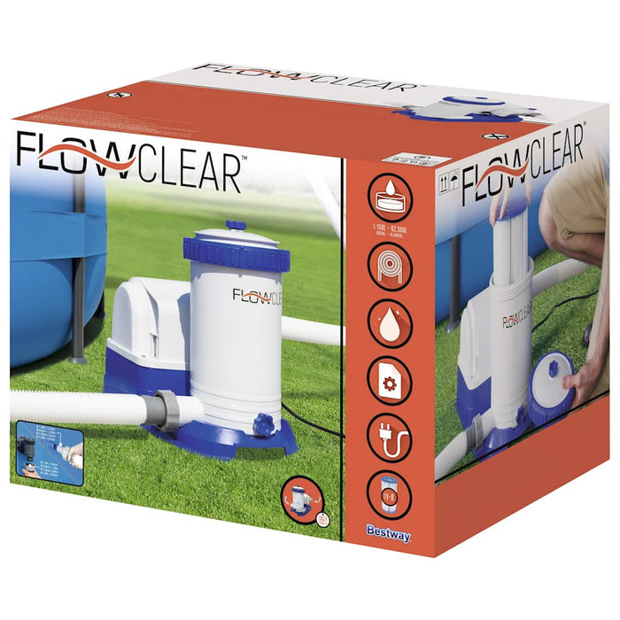 Pompă de filtrare pentru piscină Flowclear, 9463 L/h - WALTI WALTI