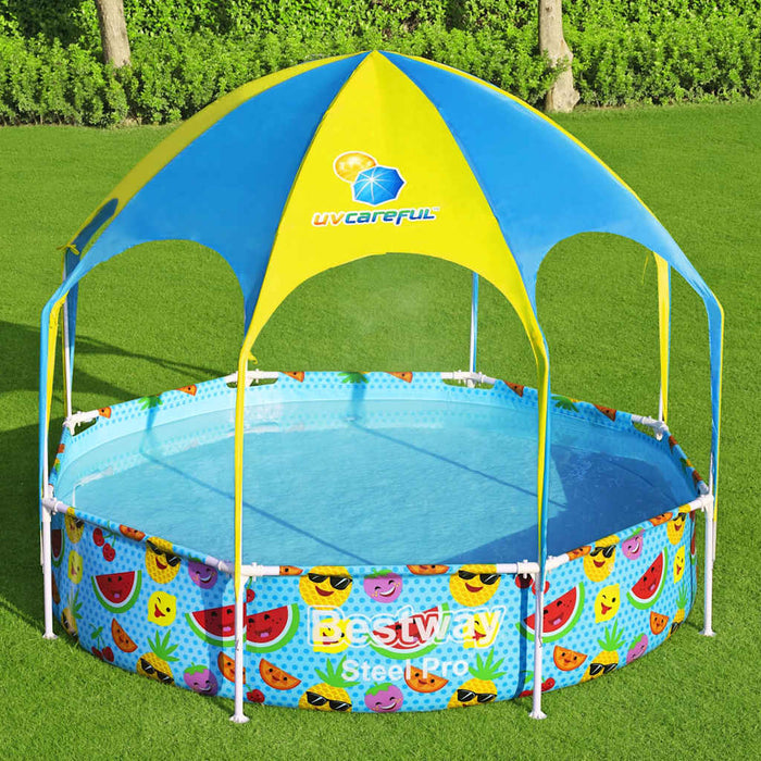 Piscină supraterană copii Steel Pro, protecție UV, 244x51 cm - WALTI WALTI