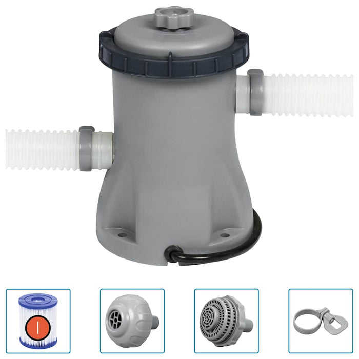 Pompă de filtrare piscină Flowclear, 330 gal - WALTI WALTI