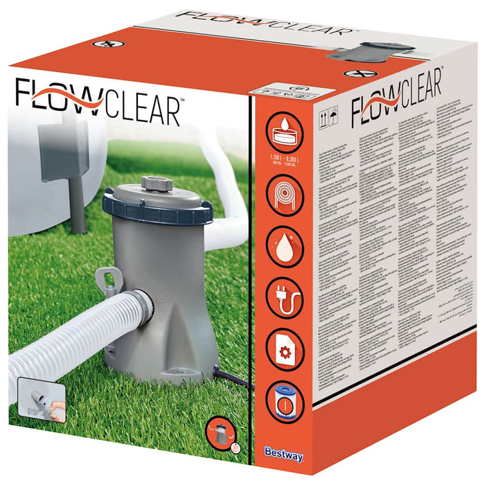 Pompă de filtrare piscină Flowclear, 330 gal - WALTI WALTI