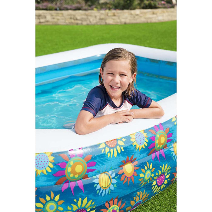 Piscină gonflabilă pentru copii, albastru, 229x152x56 cm - WALTI WALTI