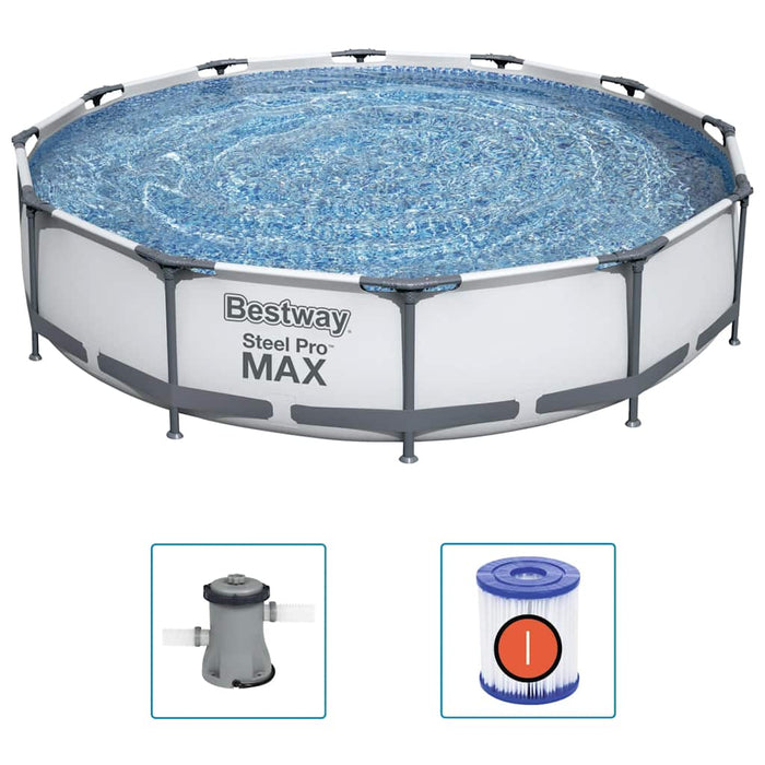 Set de piscină Steel Pro MAX, 366 x 76 cm - WALTI WALTI
