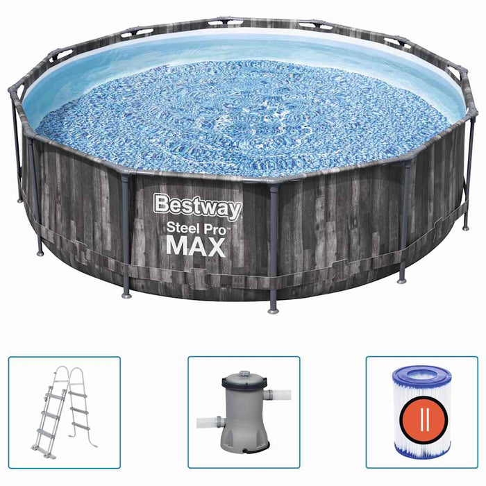 Set de piscină Steel Pro MAX, 366x100 cm WALTI