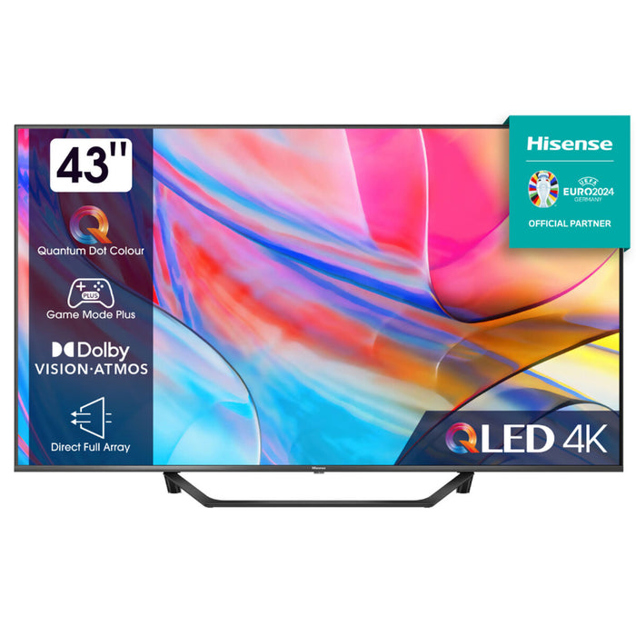 Smart TV Hisense 65A7KQ 4K Ultra HD 43" (109 cm) LED HDR D-LED QLED - WALTI