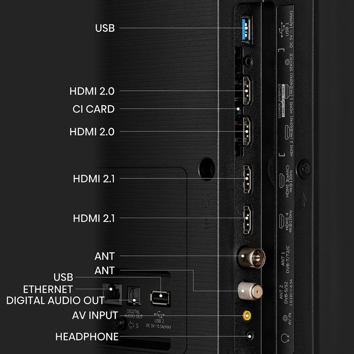 Smart TV Hisense 85U7KQ 4K Ultra HD 85" ULED AMD FreeSync - WALTI