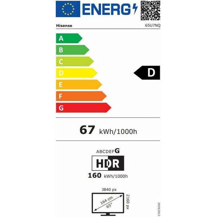 Smart TV Hisense 65U7NQ 4K Ultra HD 65" - WALTI