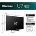 Smart TV Hisense 65U7NQ 4K Ultra HD 65" - WALTI