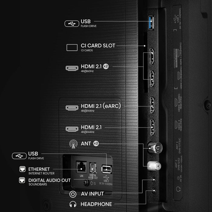 Smart TV Hisense 85E7Q PRO 85'' (216 cm) - WALTI WALTI