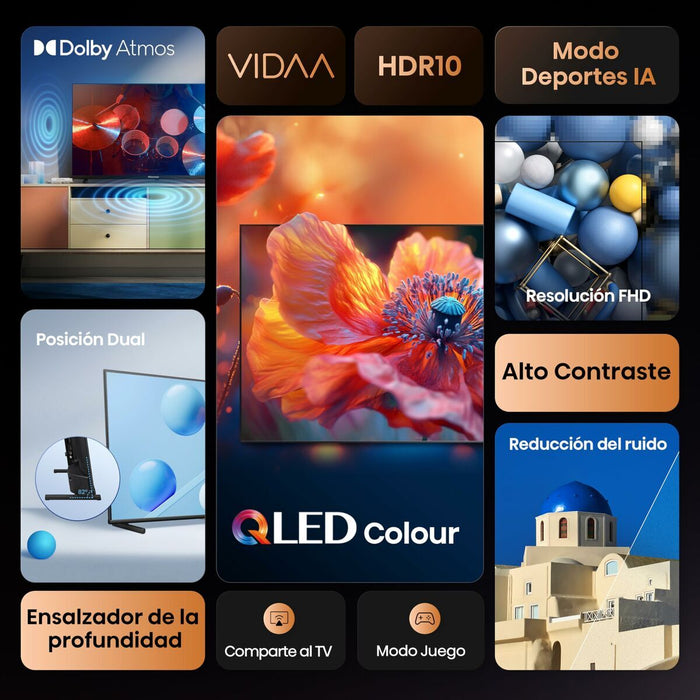 Smart TV Hisense 40A5Q 40" (102 cm)  Full HD HDR HDR10 QLED - WALTI WALTI