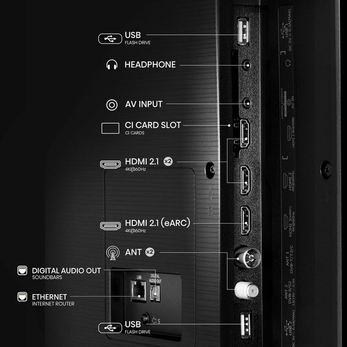 Smart TV Hisense 85E7Q        85 85" 4K Ultra HD LED HDR D-LED QLED - WALTI WALTI
