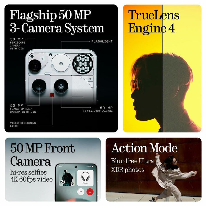 Smartphone Nothing Phone 3 5G 6,67" Octa Core 16 GB RAM 256 GB Alb - WALTI WALTI