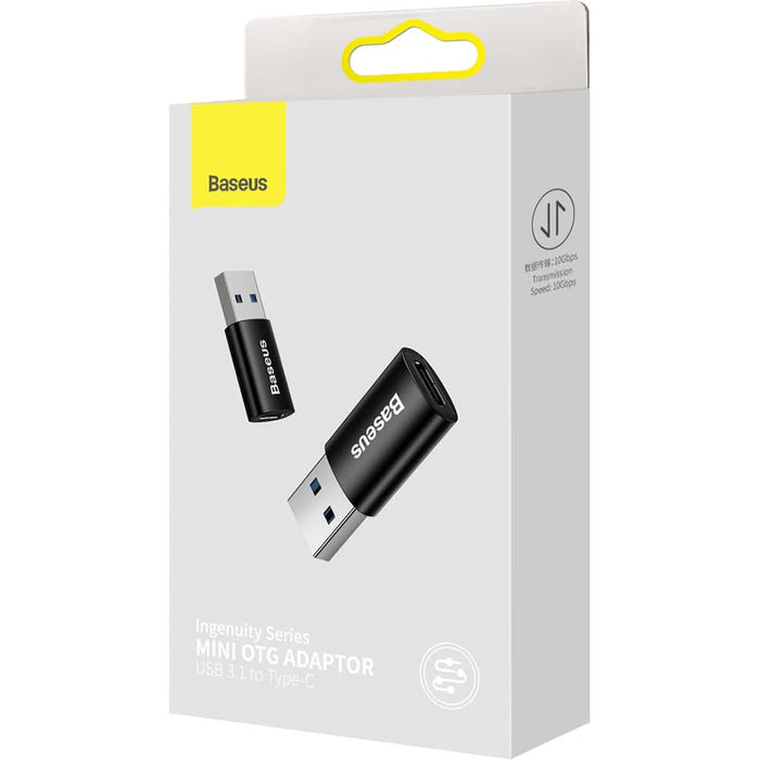Adaptor USB-C - USB-A 3.1 Gen 1 BASEUS Mini OTG , negru WALTI