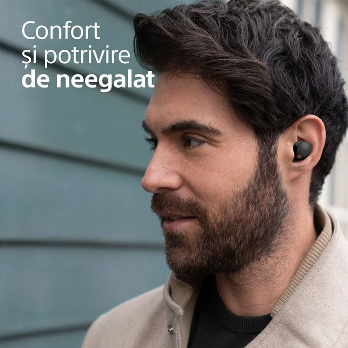 Casti SONY WF-1000XM5B, True Wireless, Bluetooth, In-ear, Microfon, Noise Cancelling, negru WALTI