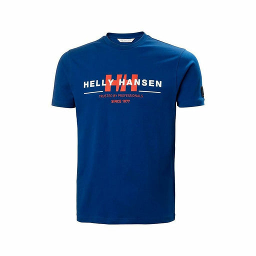 Tricou cu Mânecă Scurtă Bărbați NORD GRAPHIC Helly Hansen 53763 607  Albastru Roz - WALTI WALTI