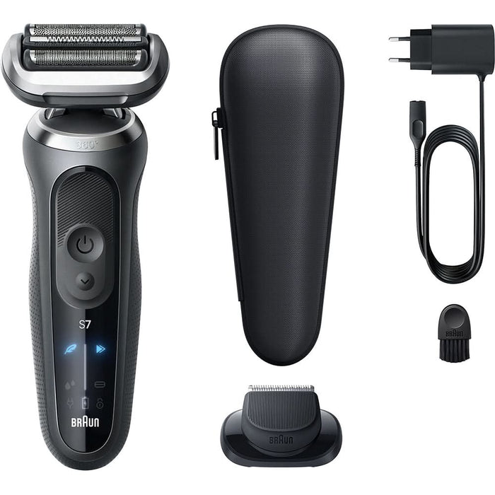 Aparat de ras BRAUN Series 7 72-G1200S, acumulator, autonomie 60 min, gri WALTI