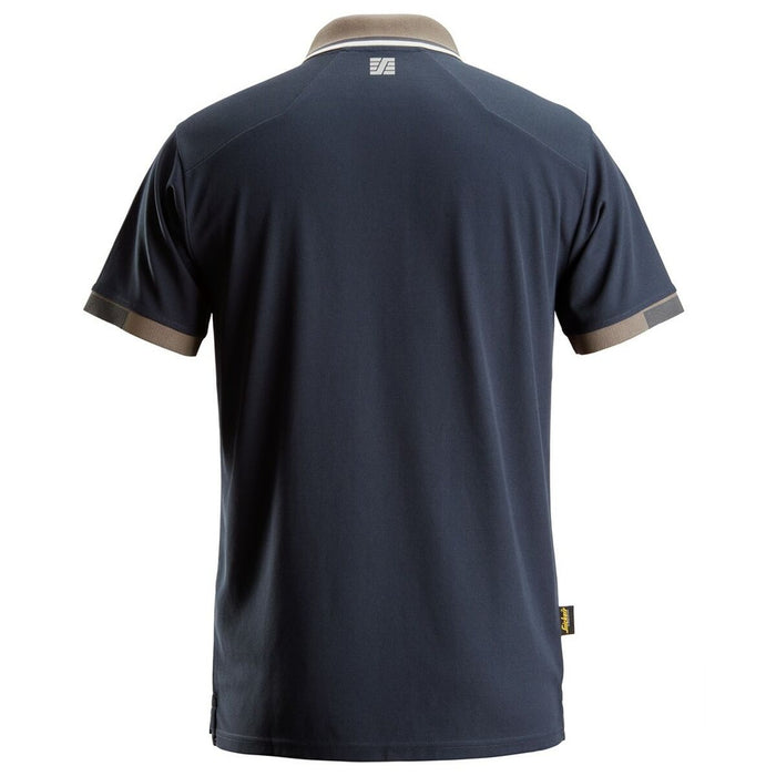 Tricou Polo cu Mânecă Scurtă Bărbați Snickers Workwear 2724 Polo AllroundWork Technology 37.5® Bleumarin - WALTI WALTI