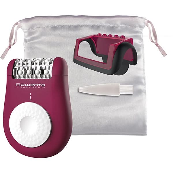 Epilator ROWENTA EP1120F0, 24 pensete, 2 viteze, 3 accesorii, Easy Touch, retea, roz WALTI