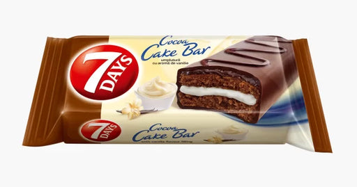 7 DAYS Cake Bar cu Glazura Vanilie 32 g - WALTI WALTI