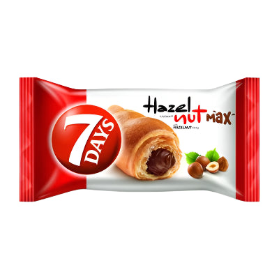 7 DAYS Croissant Hazelnut Alune de padure si cacao 80 g - WALTI WALTI