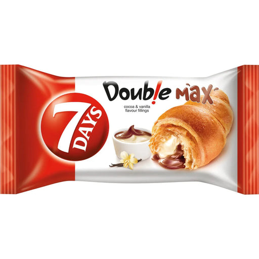 7 DAYS Croissant Double Cacao & Vanilie 80 g - WALTI WALTI