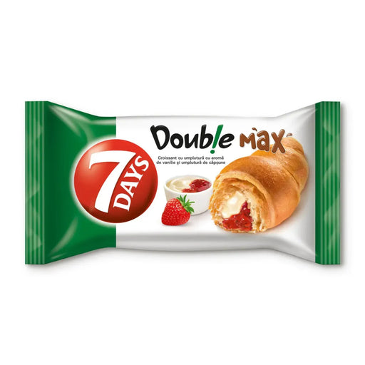 7 DAYS Croissant Double Vanilie & Capsune 80 g - WALTI WALTI