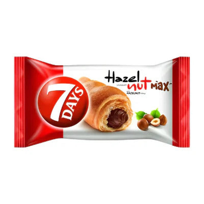 7 DAYS Croissant Hazelnut Alune de padure si cacao 80 g - WALTI WALTI