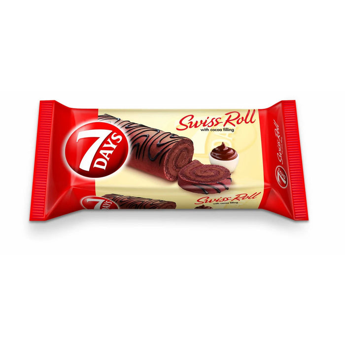 7 DAYS Swiss Roll Rulada Cacao 200 g - WALTI WALTI