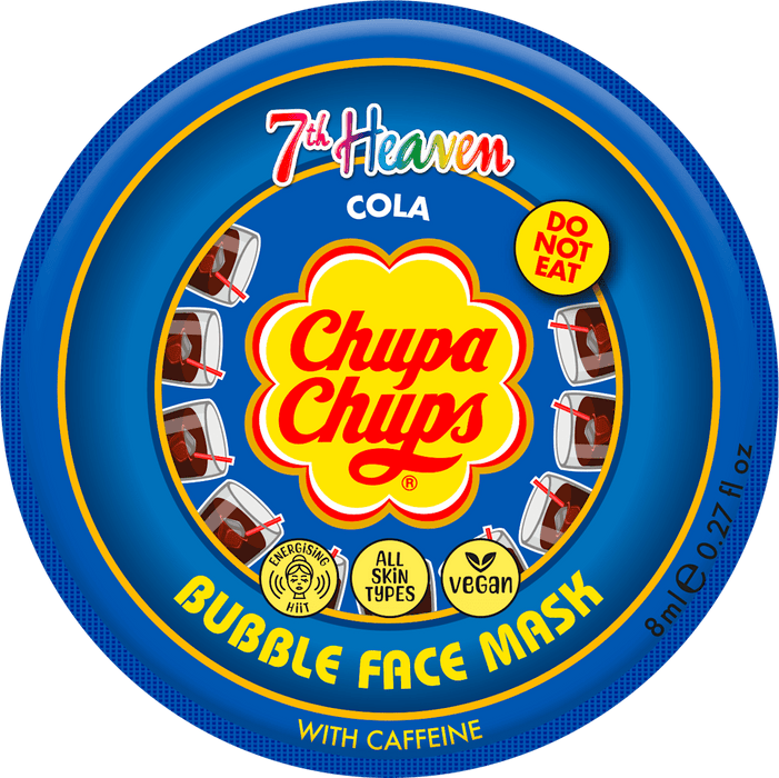 7th Heaven Chupa Chups mască de față spumă cu cola&cafeină, 8 ml WALTI