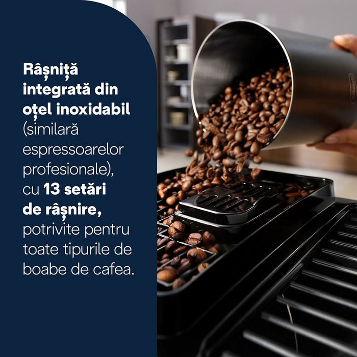 Espressor automat DELONGHI Magnifica Start ECAM220.60.B, 1.8l, 1450W, 15 bar, negru-argintiu WALTI
