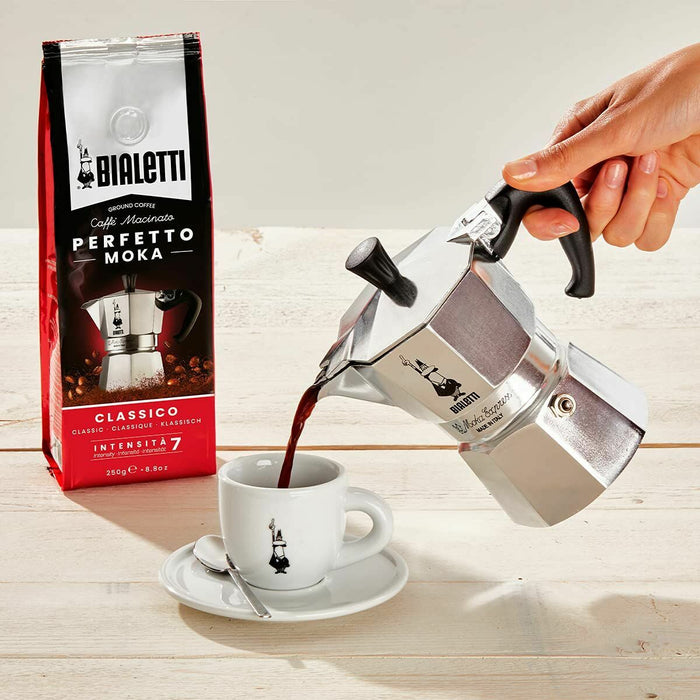 Cafetieră Italiană Bialetti 0001165/X4 Argintiu Metal Oțel inoxidabil Aluminiu 1 L - WALTI WALTI