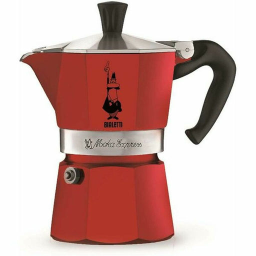 Cafetieră Italiană Bialetti 0004942/NP 3 Hrníčky Roșu Aluminiu - WALTI WALTI