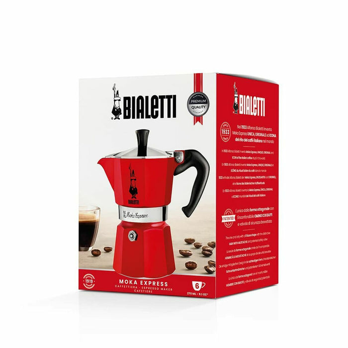 Cafetieră Italiană Bialetti 0004943/NP Roșu 6 Cești - WALTI WALTI