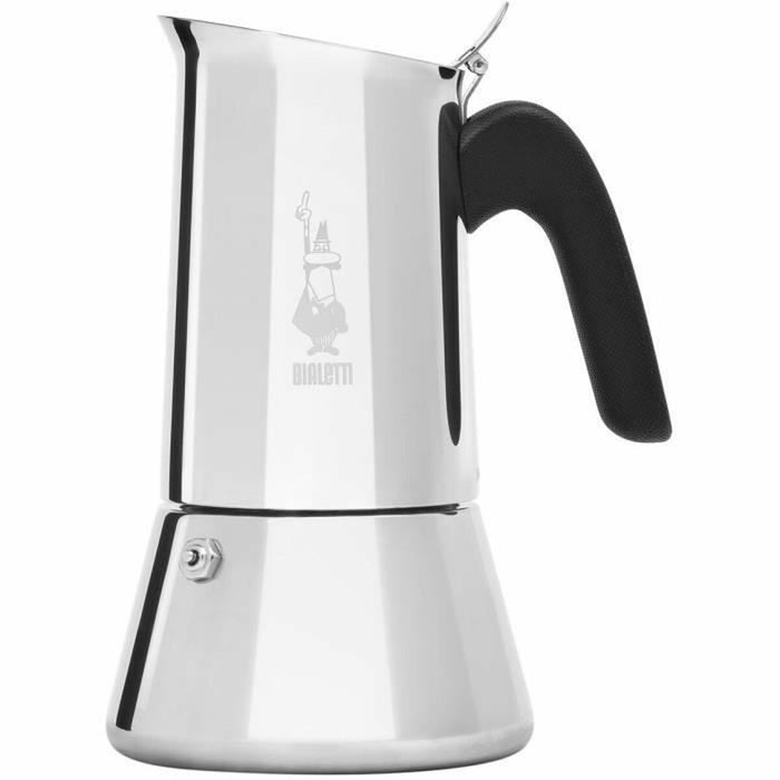Cafetieră Italiană Bialetti NEW VENUS Argintiu Lemn Oțel inoxidabil - WALTI WALTI