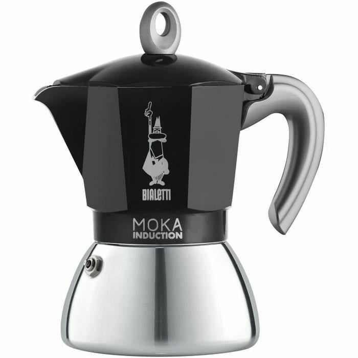 Cafetieră Italiană Beurer BIALETTI NEW MOKA 6 Cești Negru Metal Aluminiu - WALTI WALTI
