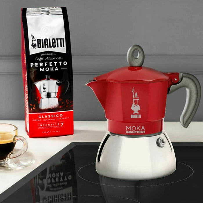 Cafetieră Italiană Bialetti 0006944/NP Roșu Metal Aluminiu 150 ml - WALTI WALTI