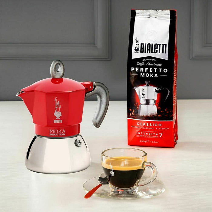 Cafetieră Italiană Bialetti 0006944/NP Roșu Metal Aluminiu 150 ml - WALTI WALTI