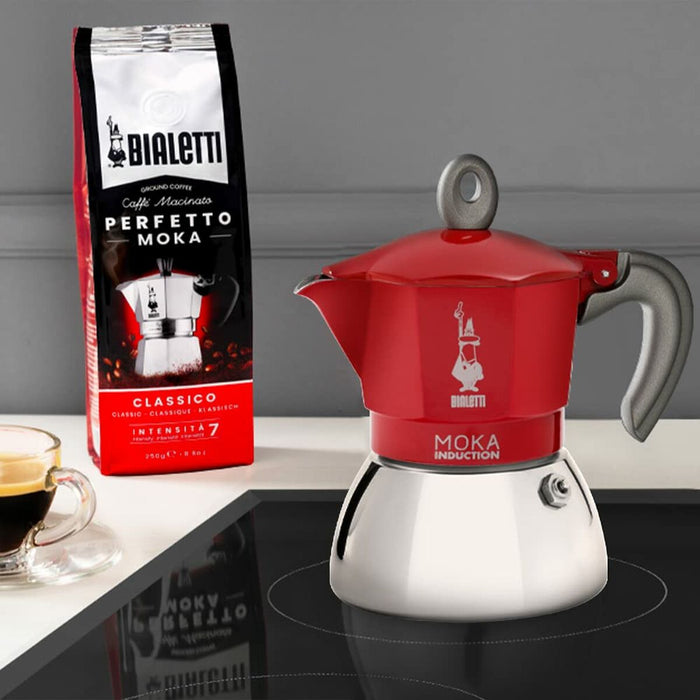 Cafetieră Italiană Bialetti 0006946/NP Roșu Metal - WALTI WALTI
