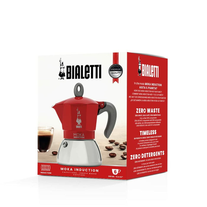 Cafetieră Italiană Bialetti 0006946/NP Roșu Metal - WALTI WALTI