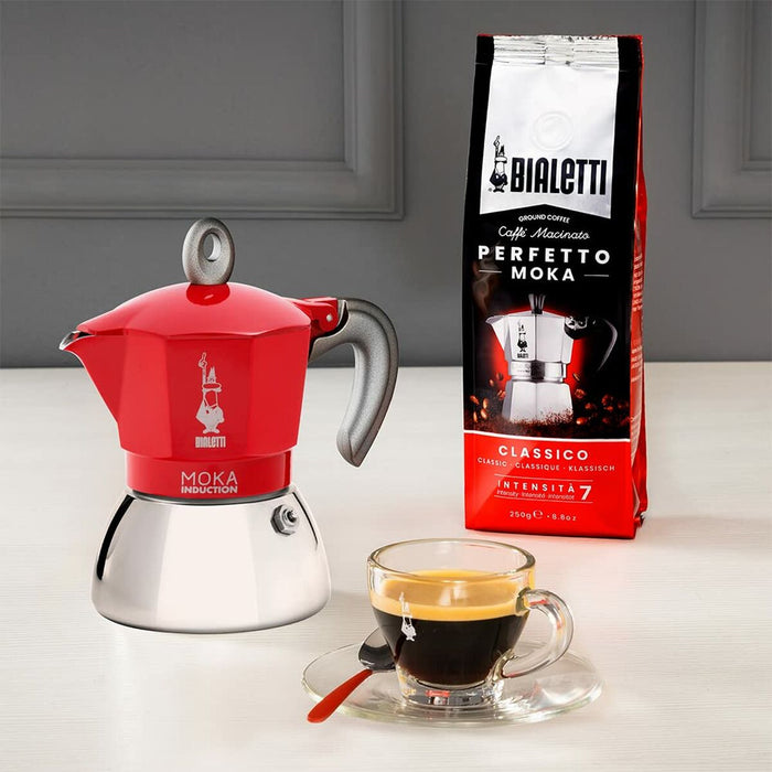Cafetieră Italiană Bialetti 0006946/NP Roșu Metal - WALTI WALTI